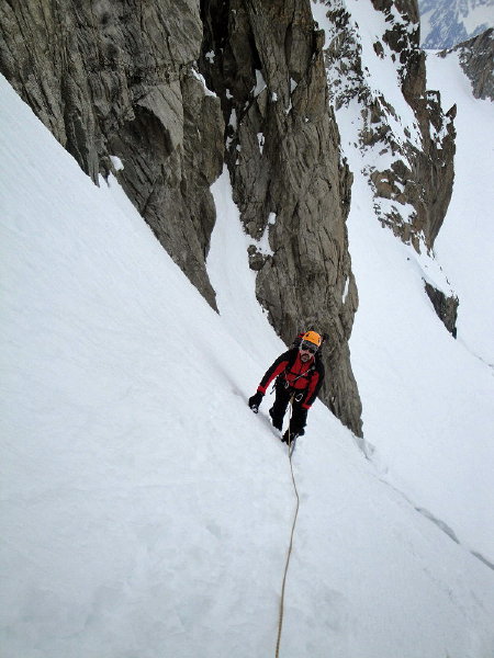 Couloir Jager (III, D, 650m) - Mont Blanc du Tacul #03