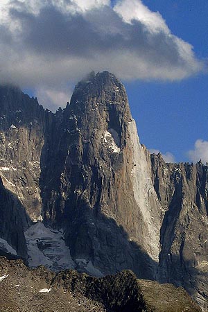Aiguille du Dru (3.754m), Cara Norte