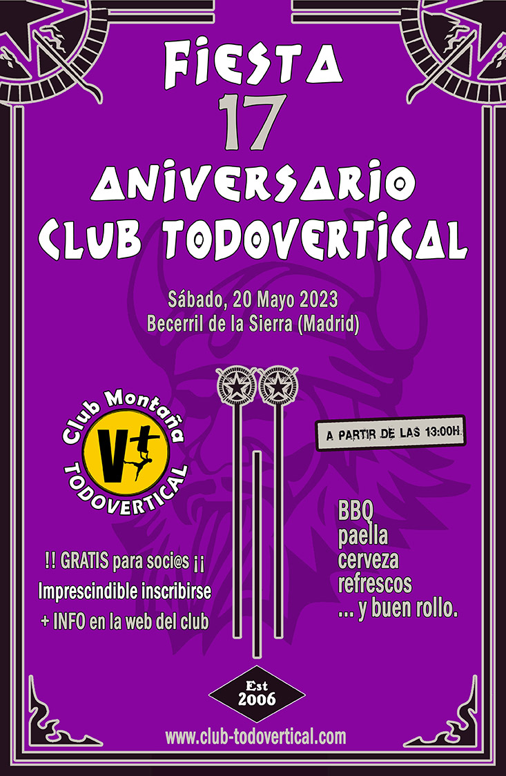 Fiesta 17º Aniversario Club TODOVERTICAL